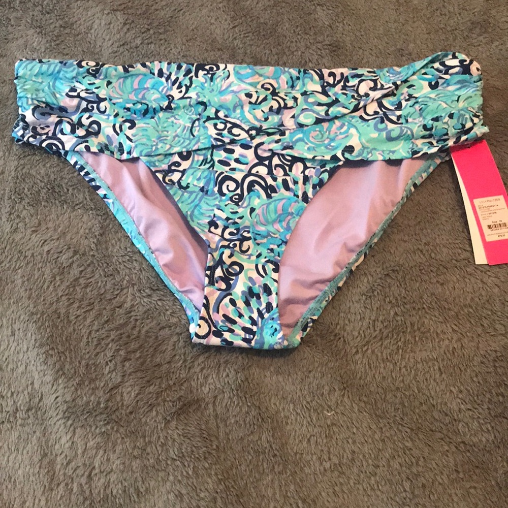 NWT Lilly Pulitzer Swim Bottoms Size 14